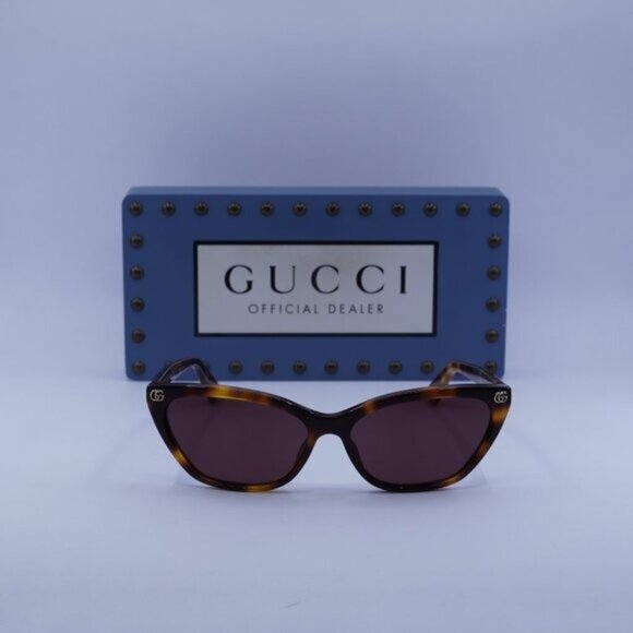 Gucci GG1815S 002 Cat Eye Sunglasses - Havana/Brown display picture 2
